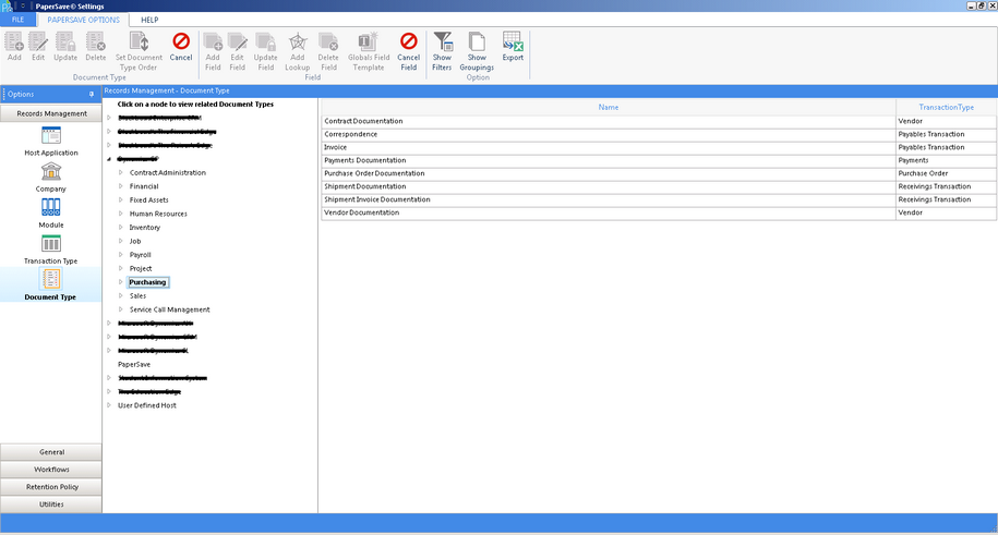 View document type